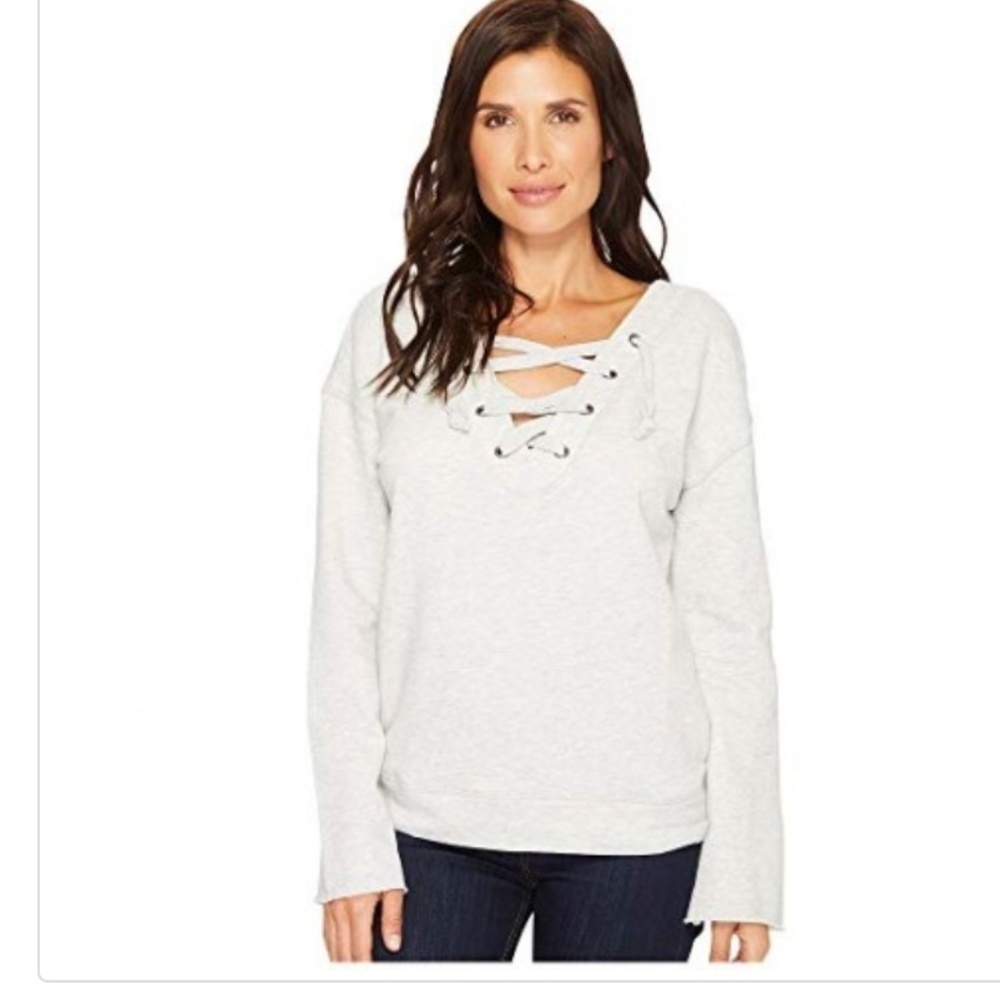 Sanctuary Womens Shipley Sweatshirt in Gray